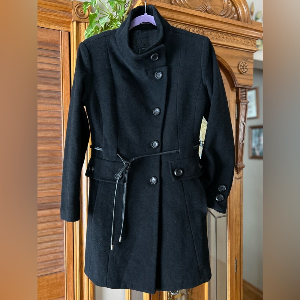 Nikki Jones wool and cashmere blend pea coat